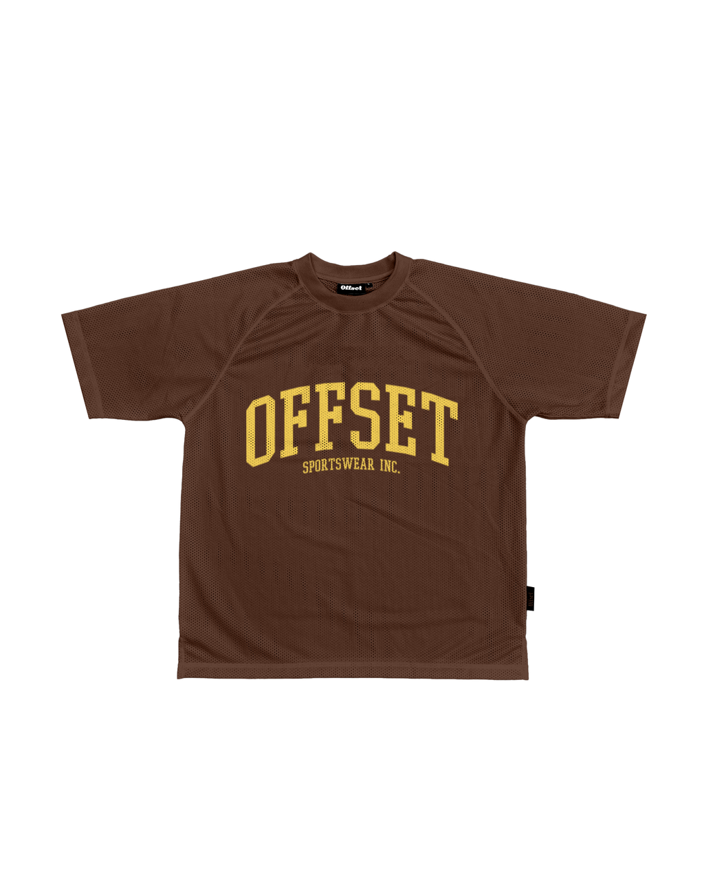 Mesh Raglan Tee S/S (Brown)