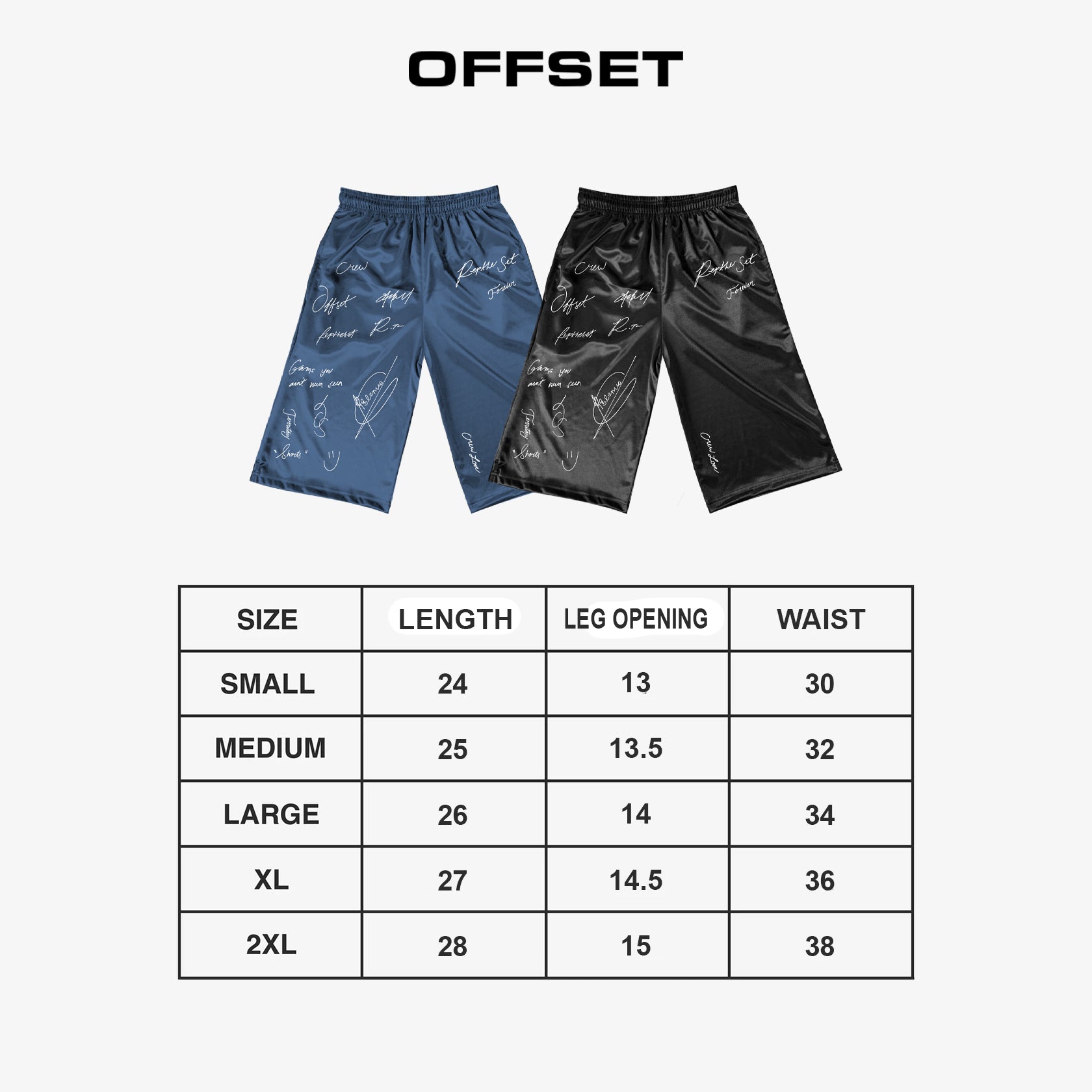 Retro Signature Baggy Shorts (Black)