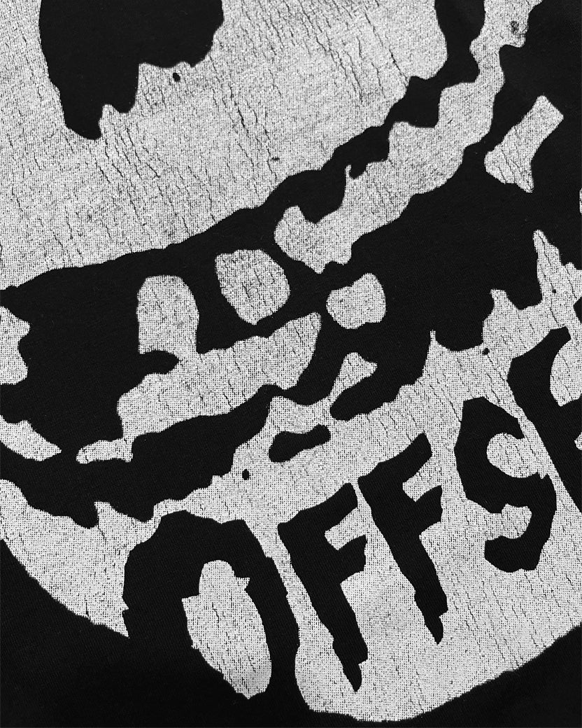 Misfit Cropped Reverse Tee (Black)