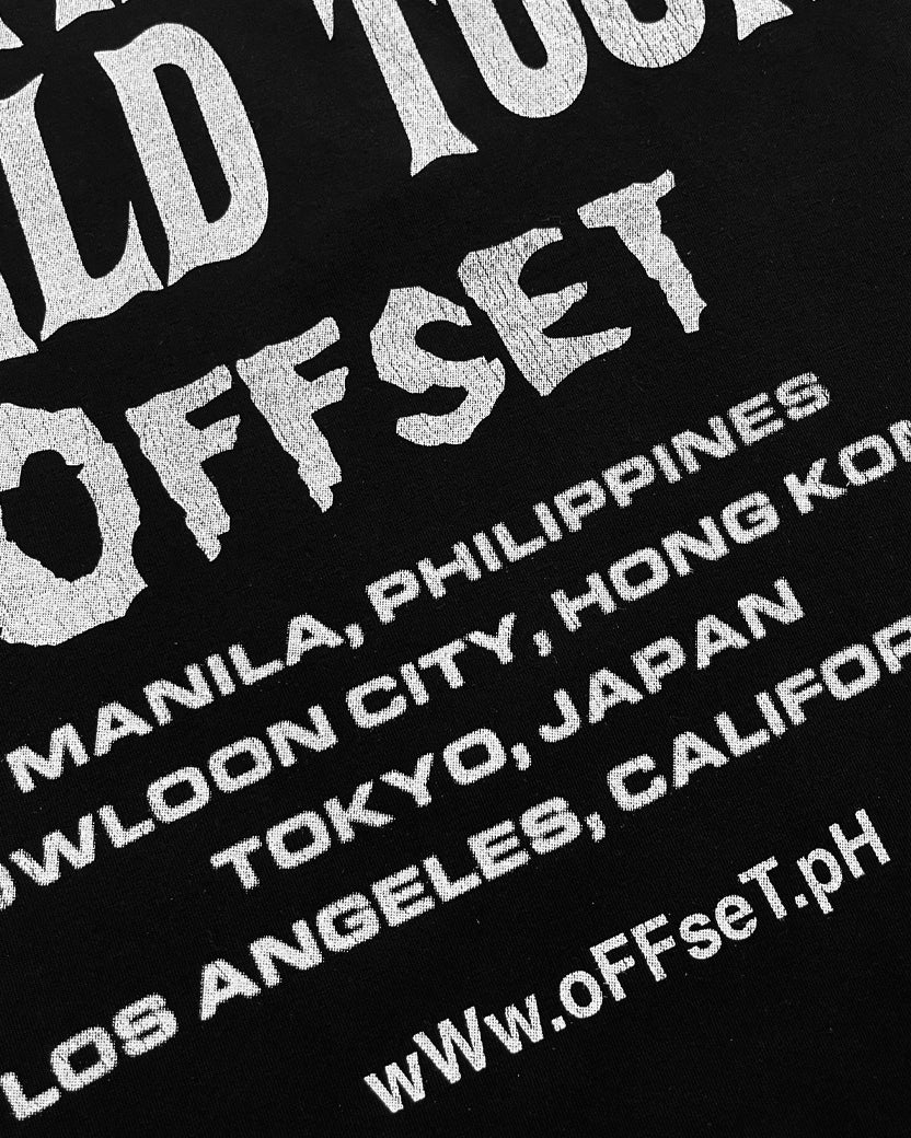 Misfit Cropped Reverse Tee (Black)