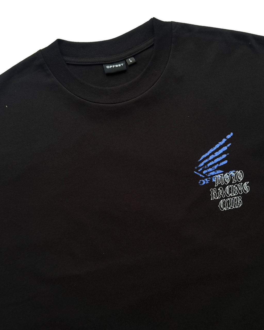 Moto Racing Club Cropped Tee (Black)