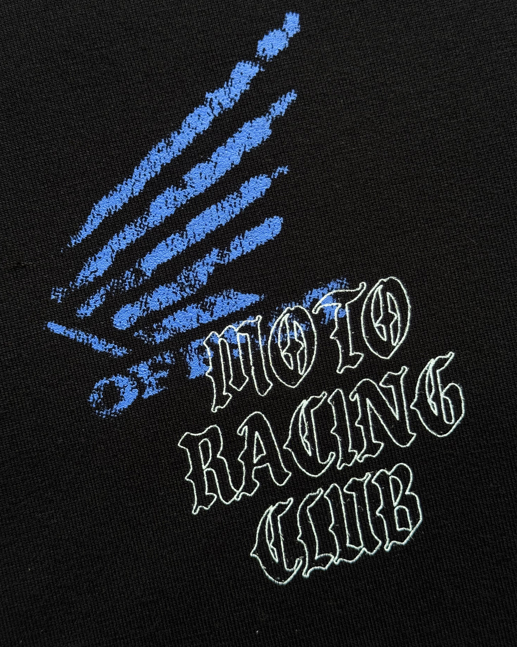 Moto Racing Club Cropped Tee (Black)