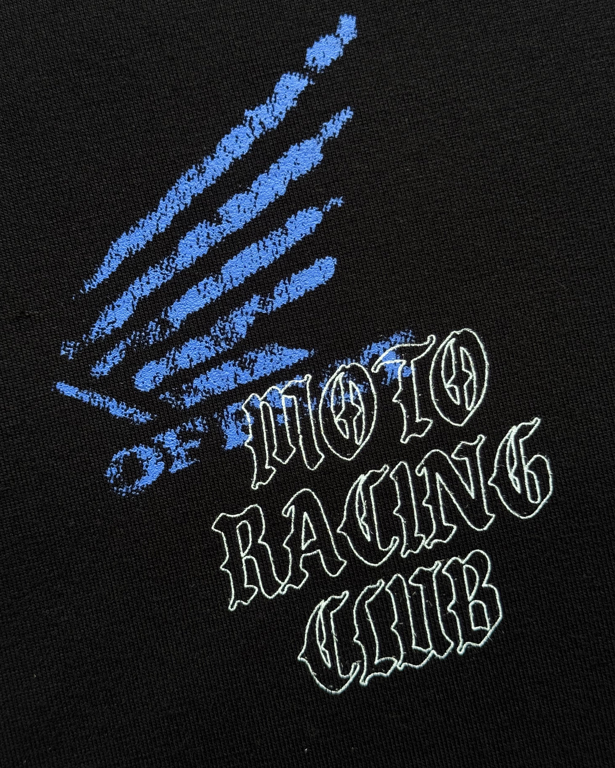 Moto Racing Club Cropped Tee (Black)
