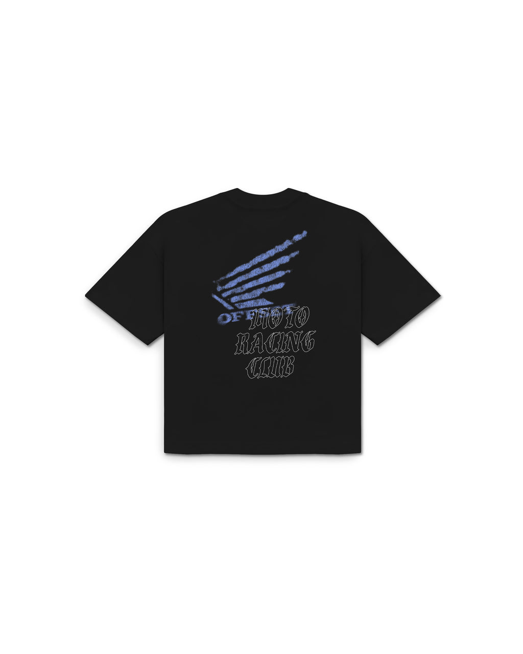 Moto Racing Club Cropped Tee (Black)