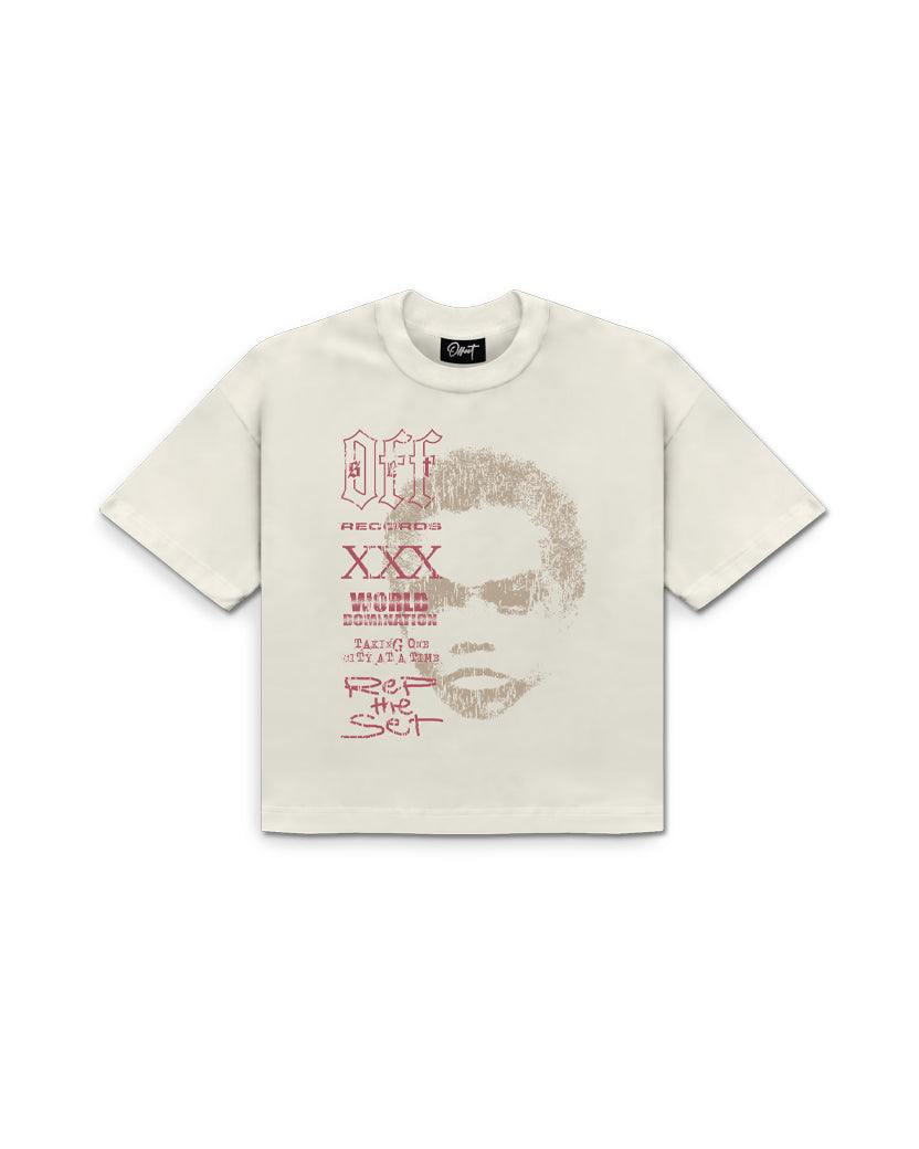 Nas Cropped Tee (Off White)