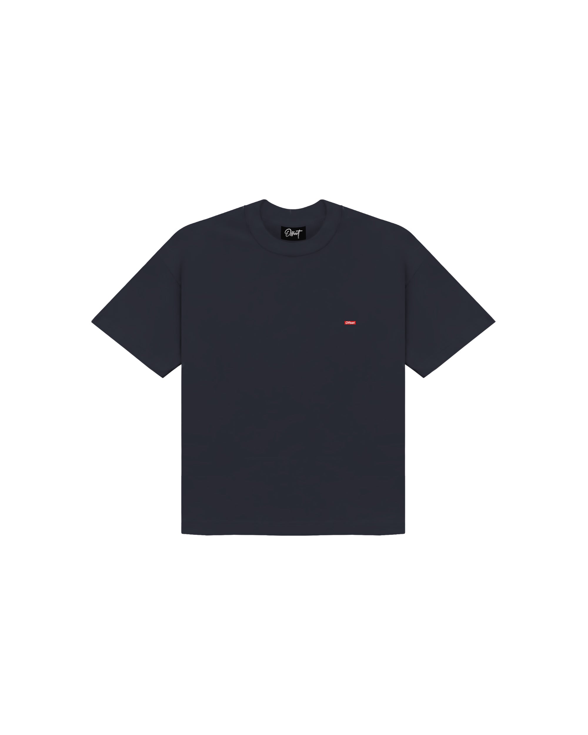 Box Logo Embroid Tee (Navy Blue)