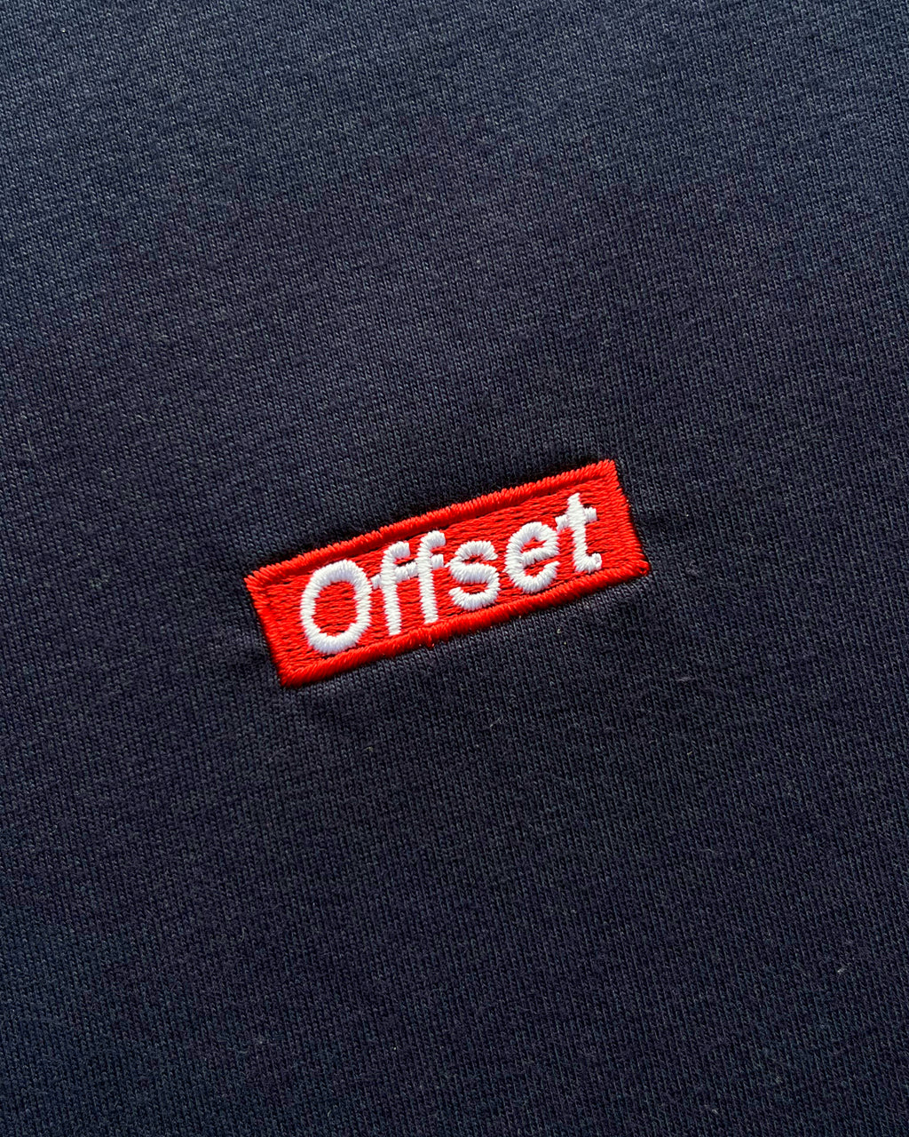 Box Logo Embroid Tee (Navy Blue)