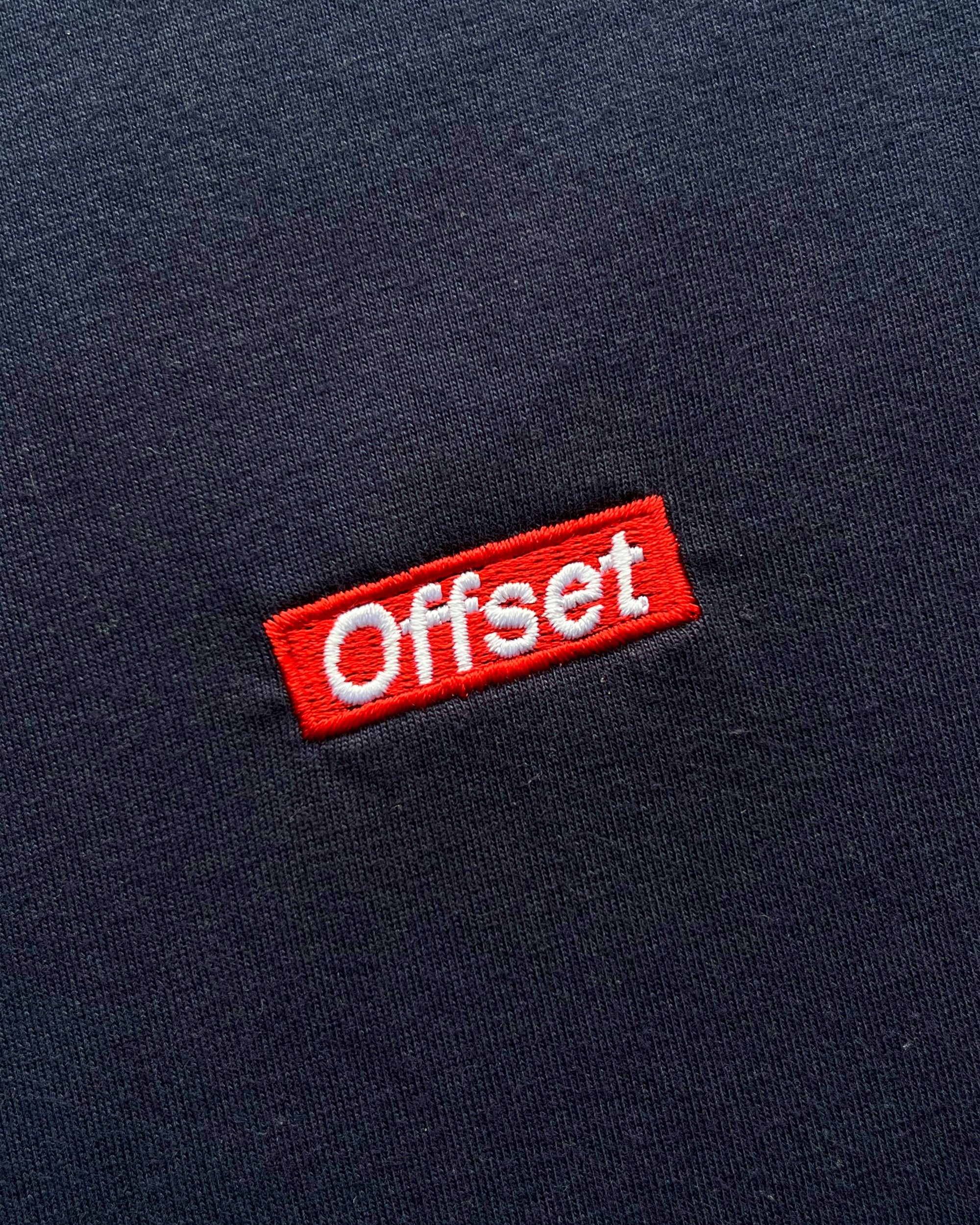 Box Logo Embroid Tee (Navy Blue)