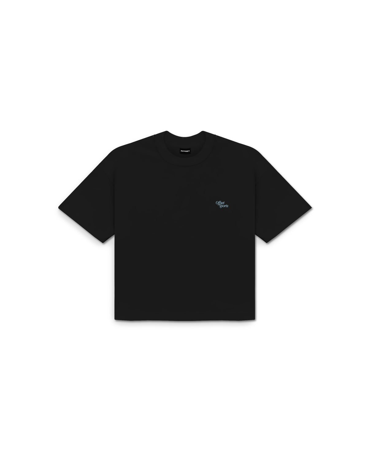 Offset Sports Cropped Tee (Black)