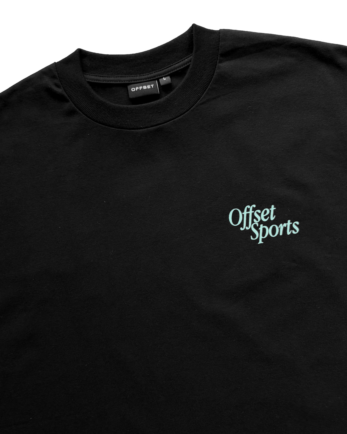 Offset Sports Cropped Tee (Black)