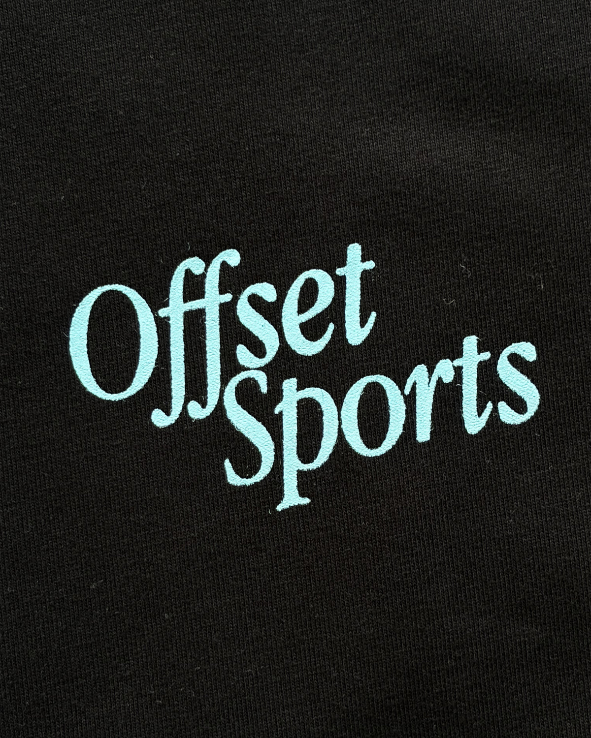 Offset Sports Cropped Tee (Black)