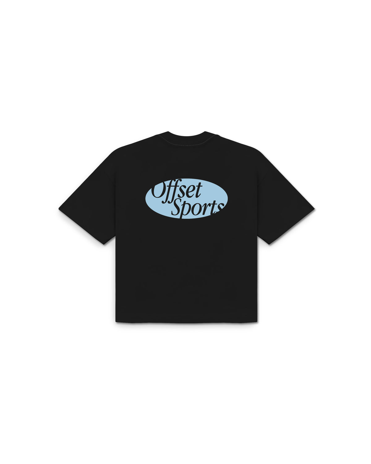 Offset Sports Cropped Tee (Black)