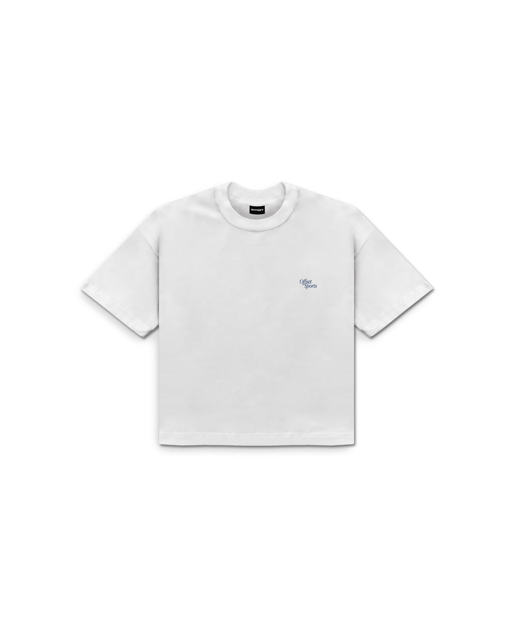 Offset Sports Cropped Tee (White)
