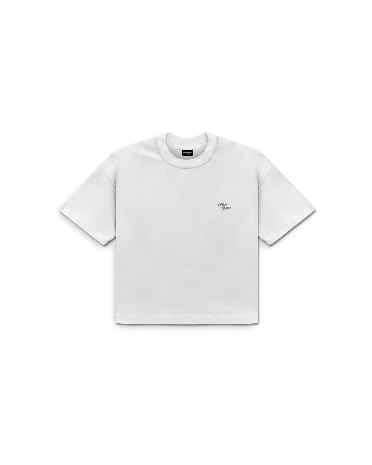 Offset Sports Cropped Tee (White)