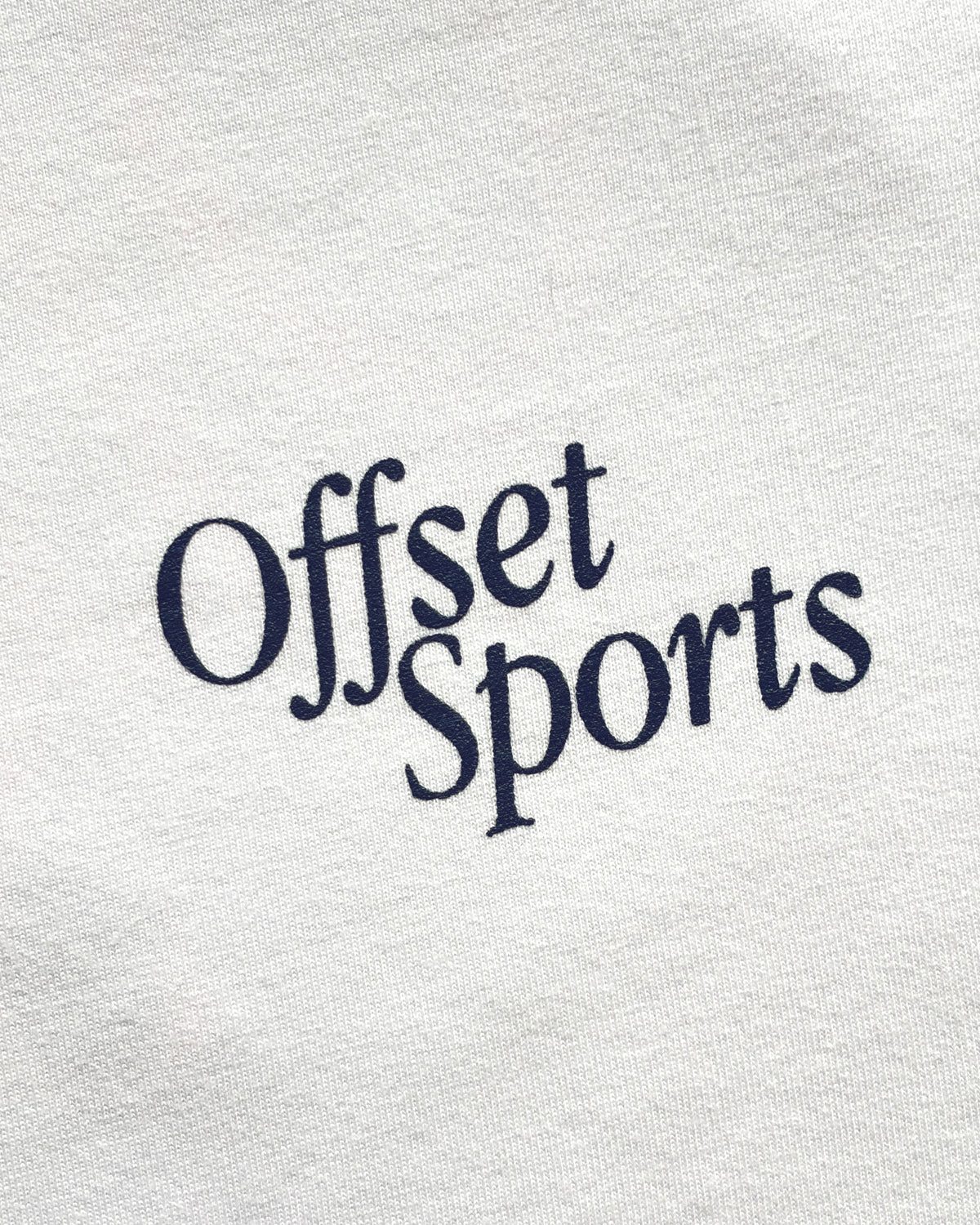 Offset Sports Cropped Tee (White)