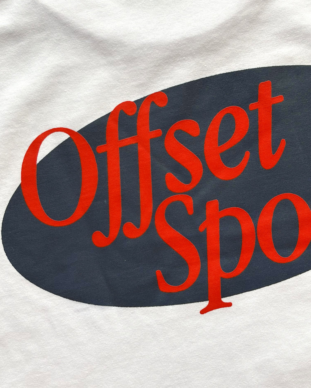 Offset Sports Cropped Tee (White)