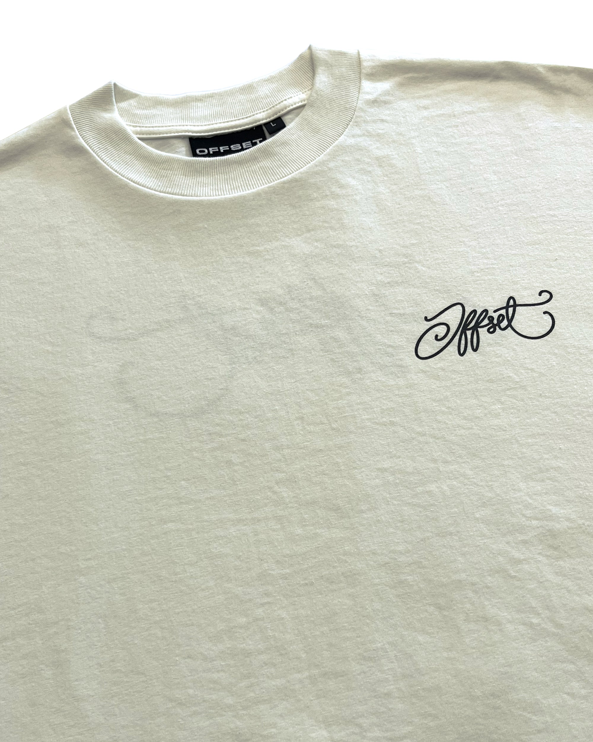 Basic Script Tee (Off White)