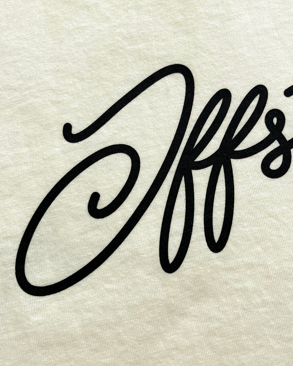 Basic Script Tee (Off White)