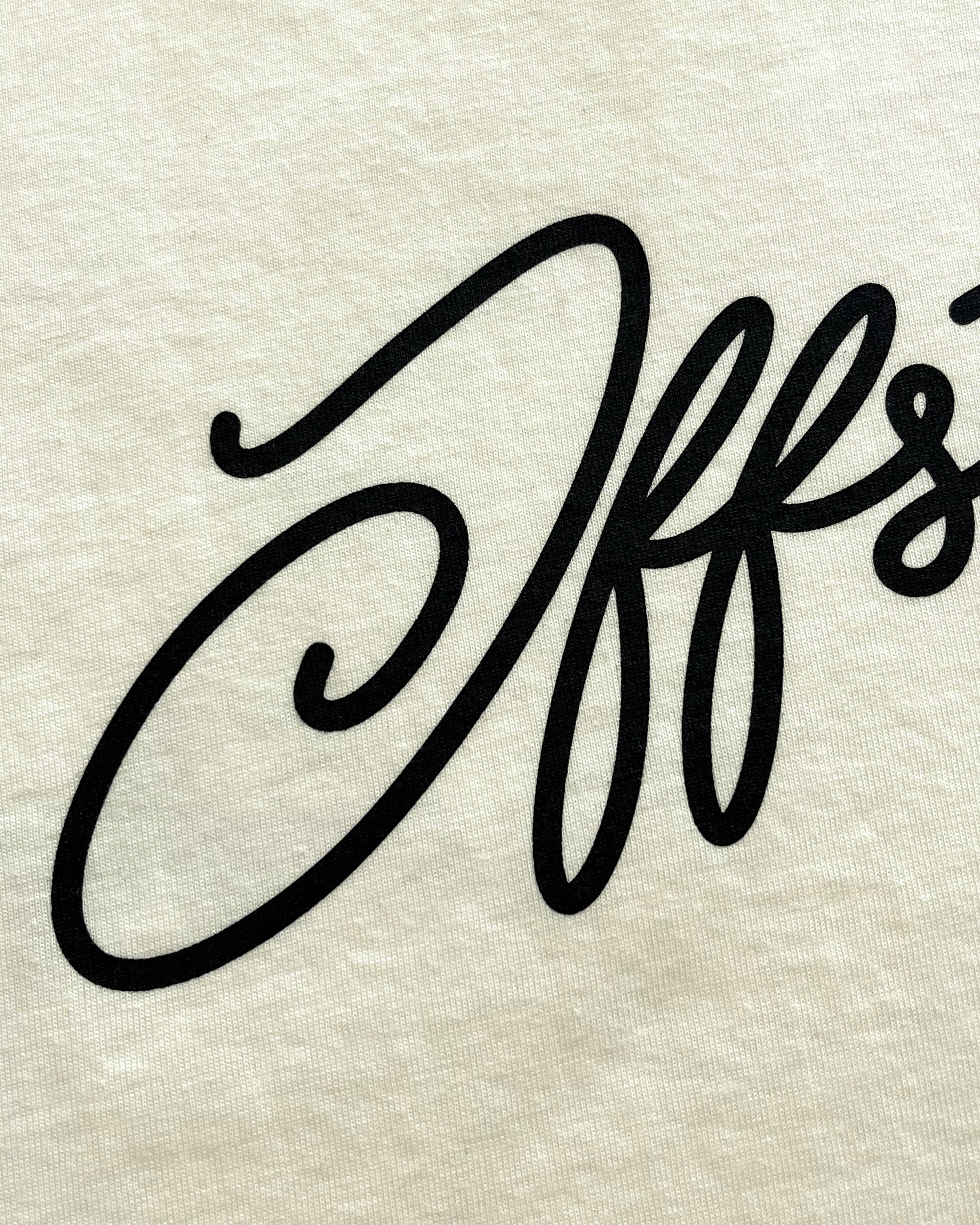 Basic Script Tee (Off White)
