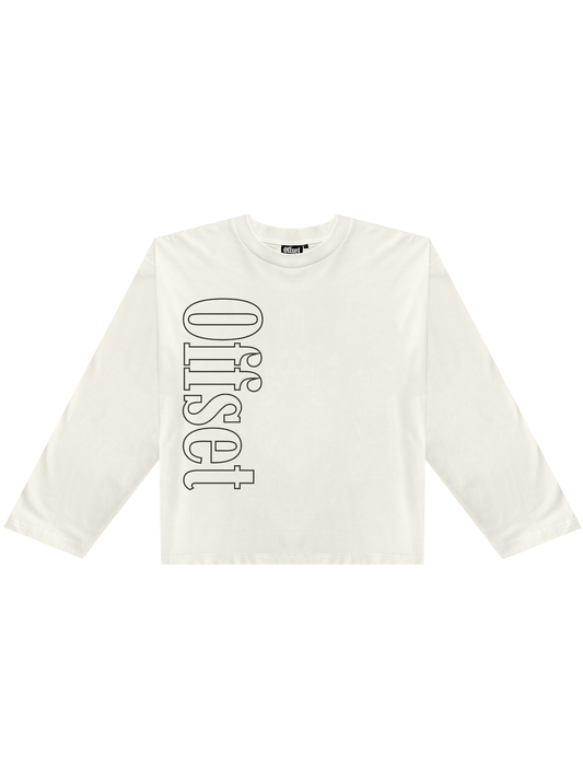 Marlboro Logo L/S (Off White)