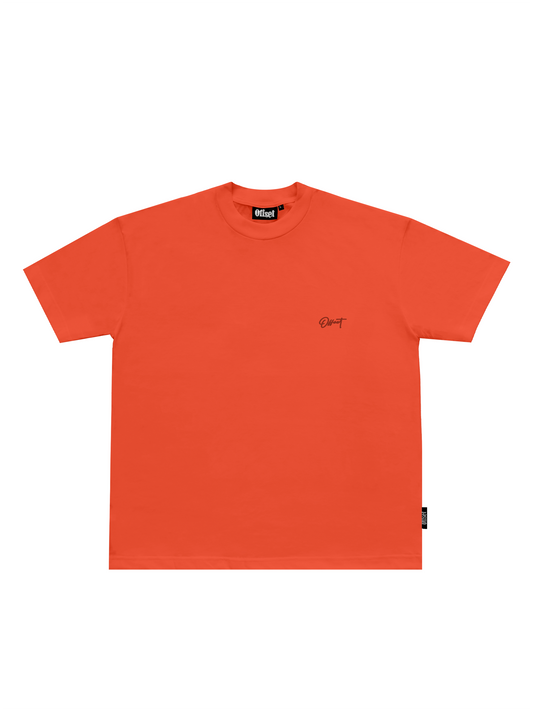 Signature Small Logo Tee S/S (Hot Coral)