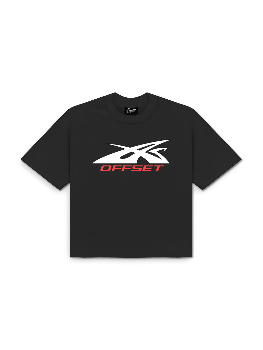 OS Sports Logo Cropped Tee (Black)