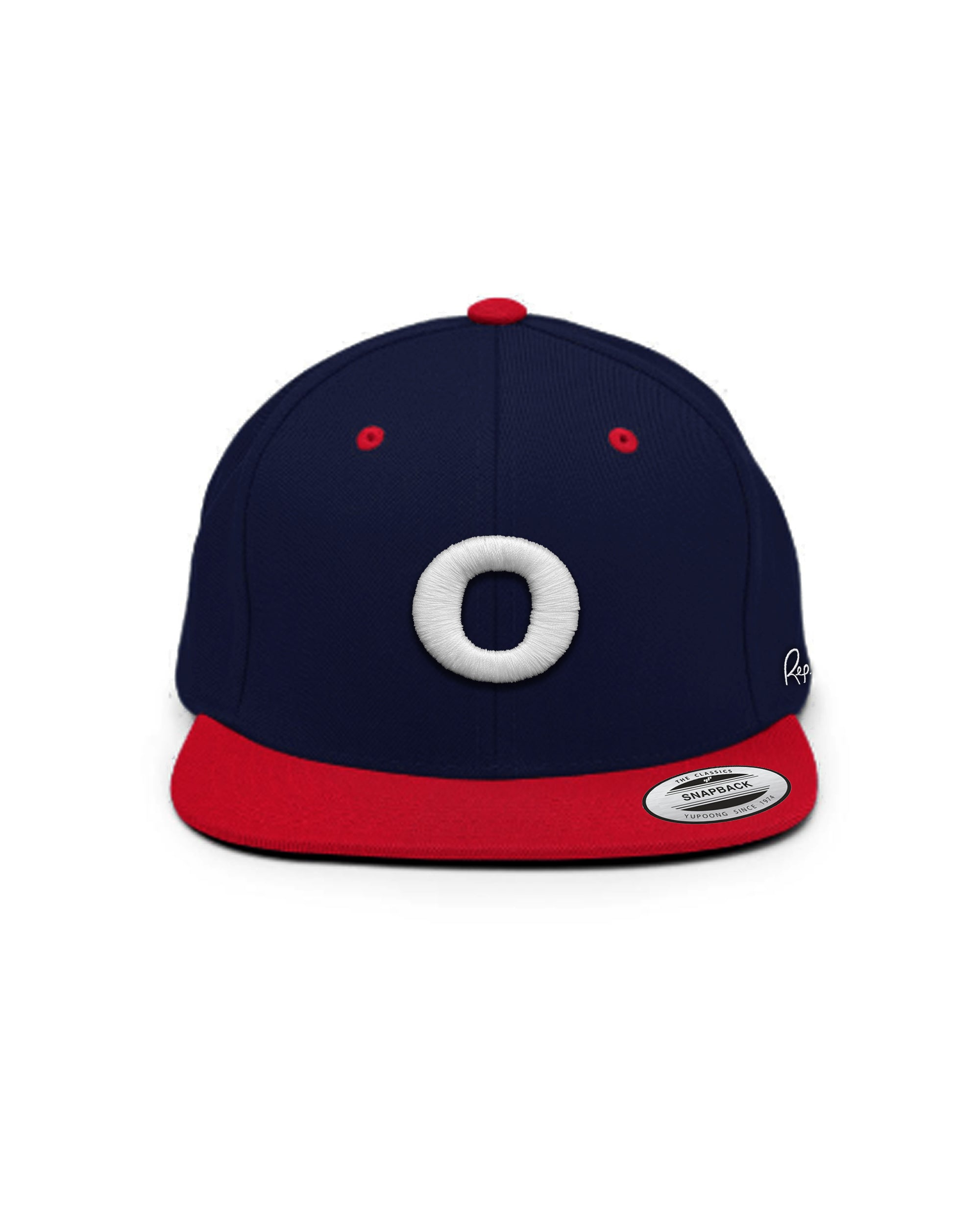 O Logo Snapback (Navy Blue)