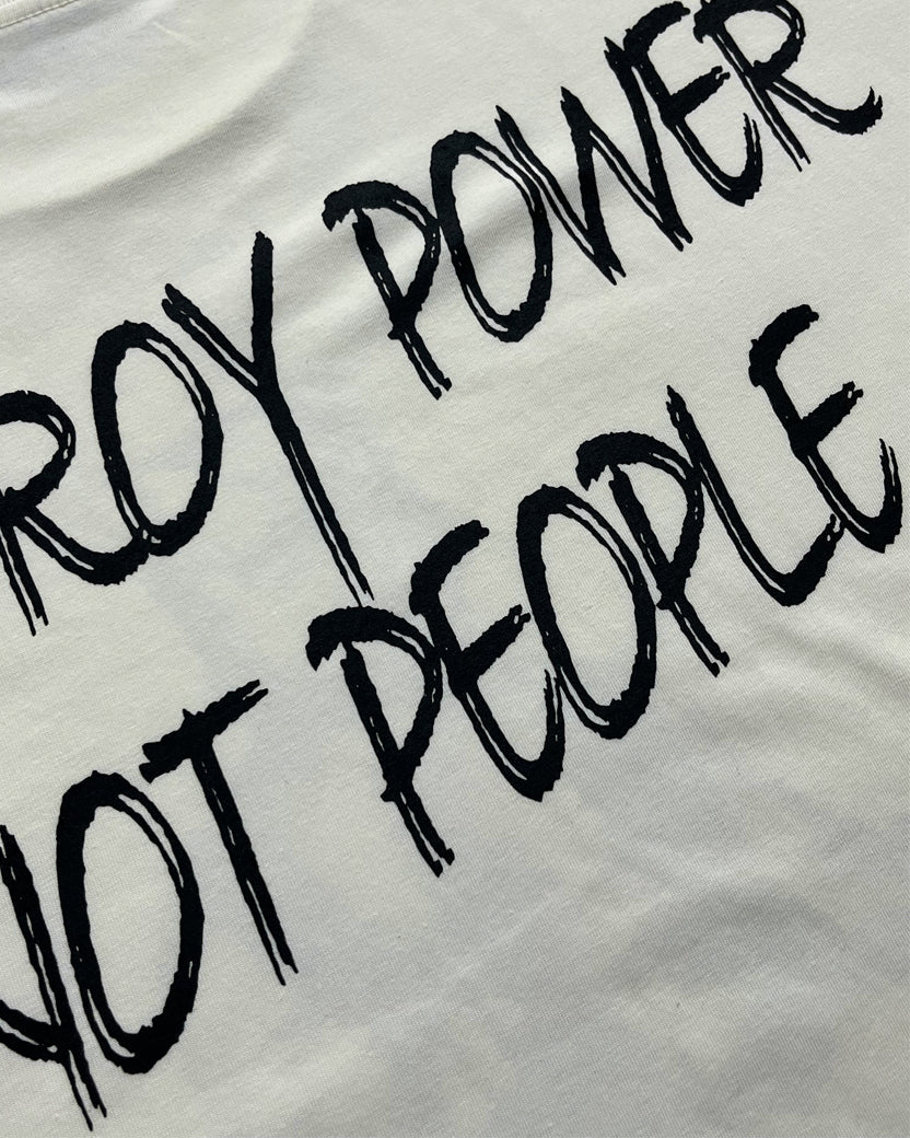 Power Cropped Tee (Off White)