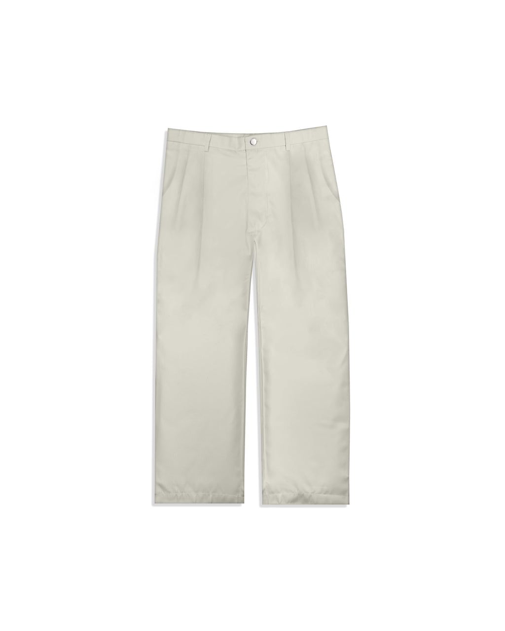 Pleated Trouser (Off White)