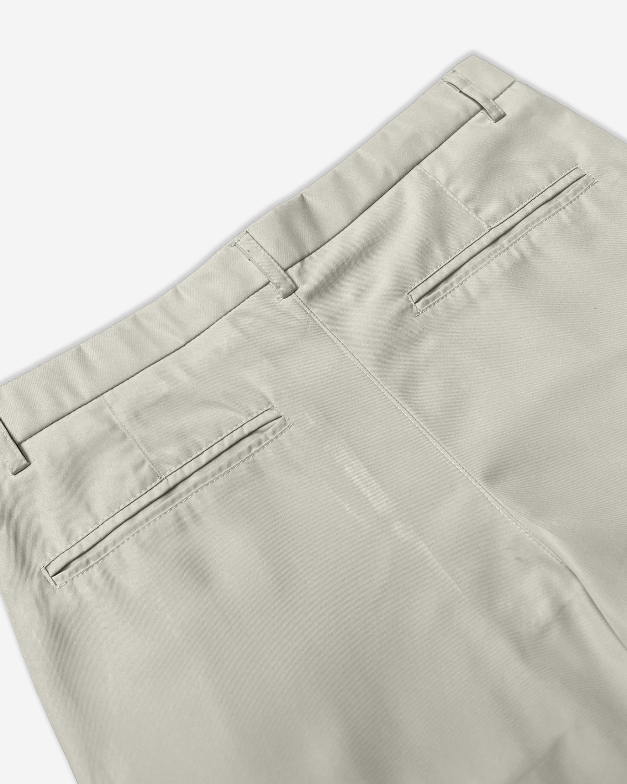 Pleated Trouser (Off White)