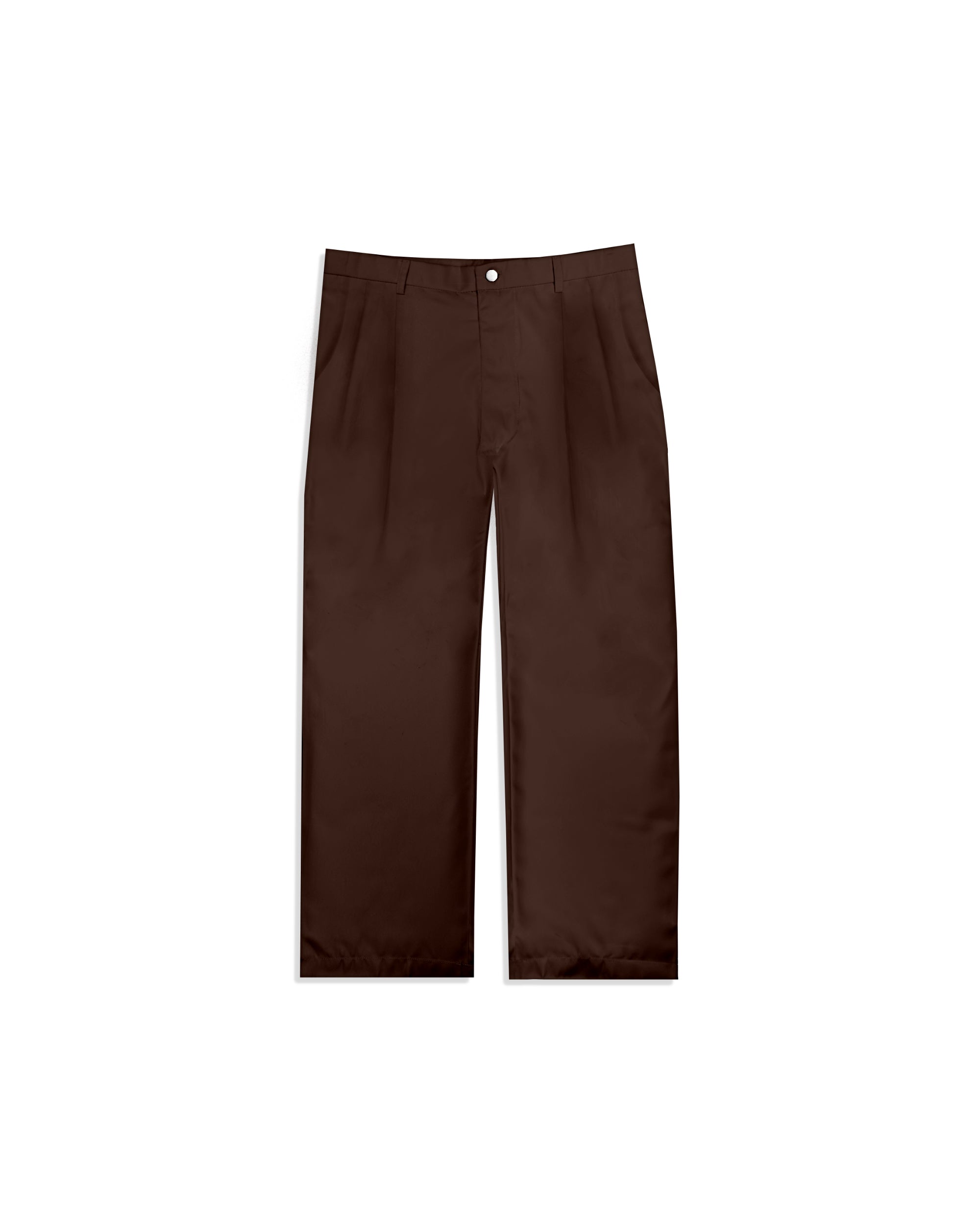 Pleated Trouser (Brown)