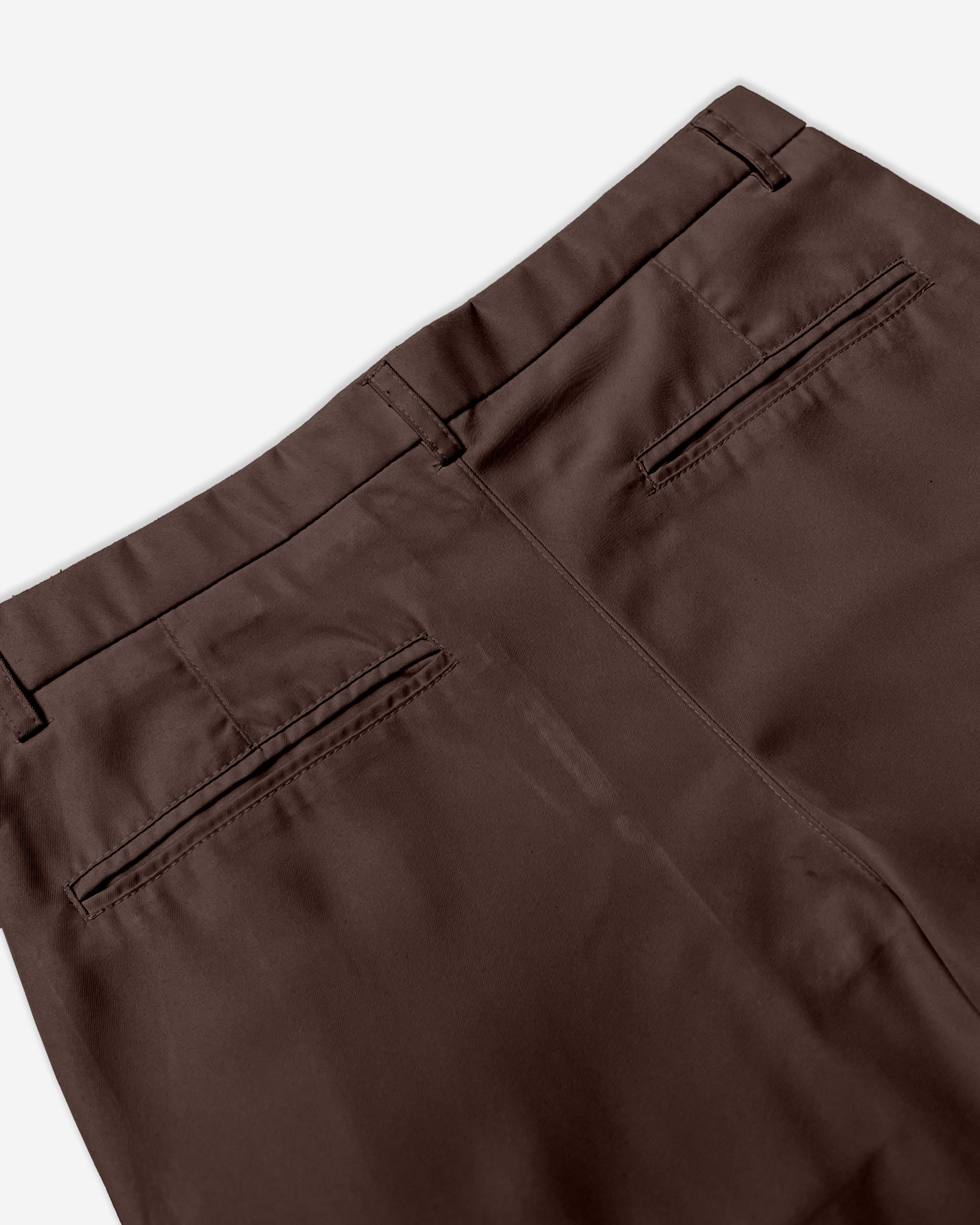 Pleated Trouser (Brown)