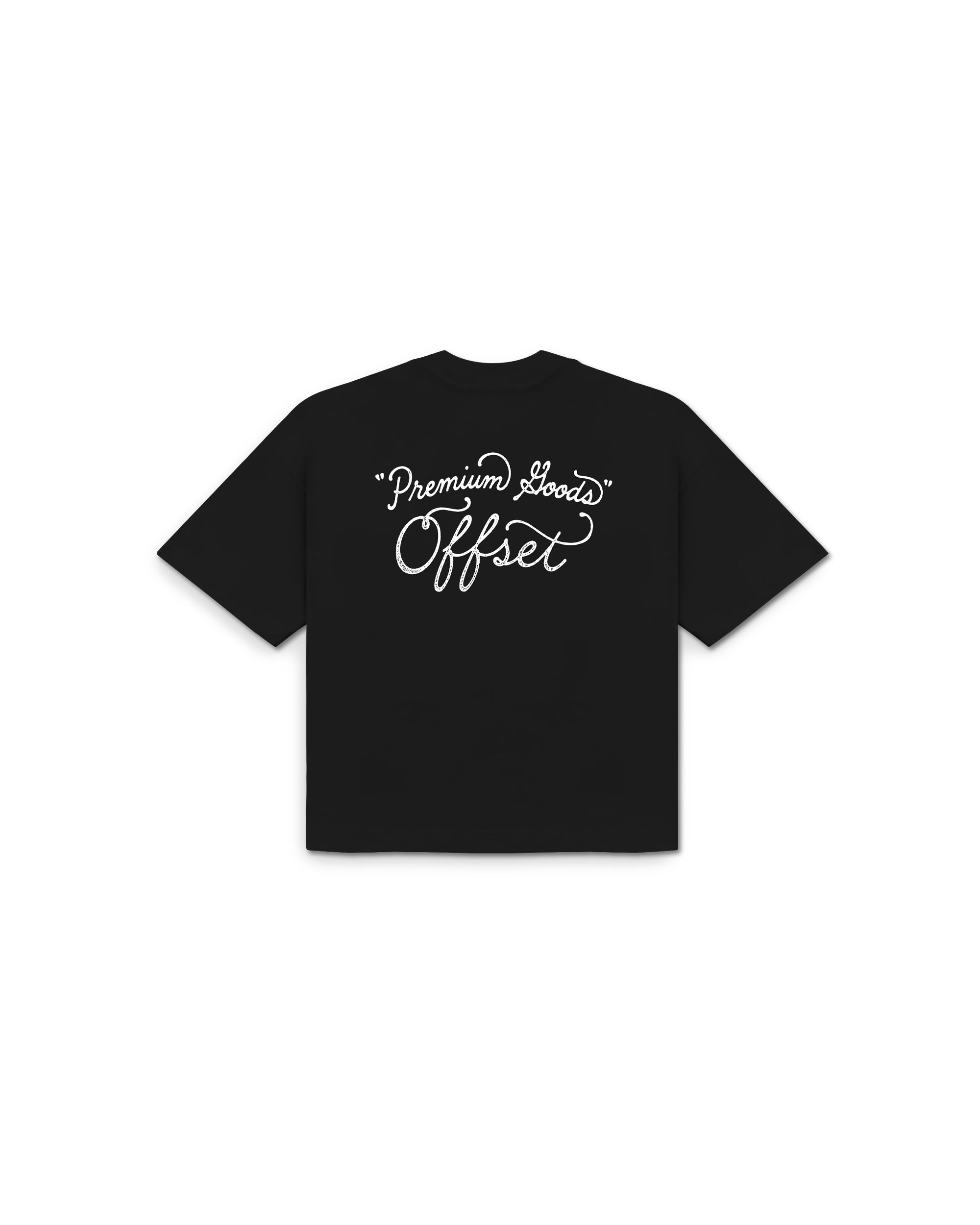 Premium Goods Cropped Tee (Black)