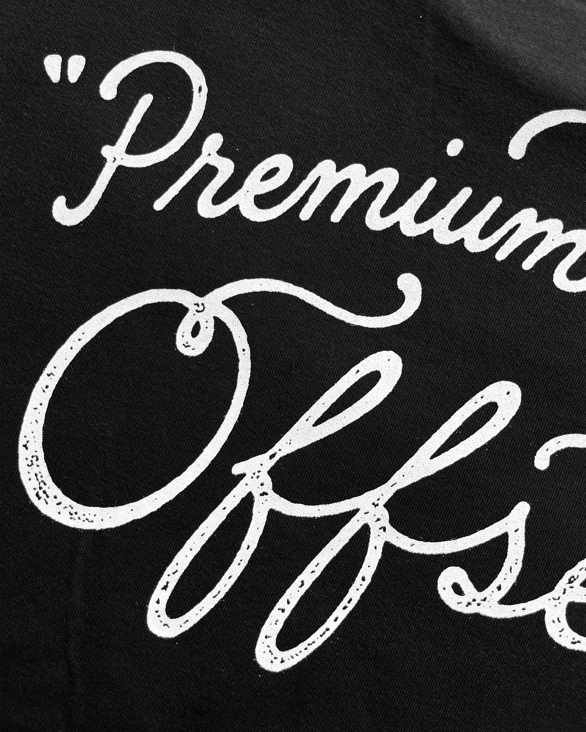 Premium Goods Cropped Tee (Black)