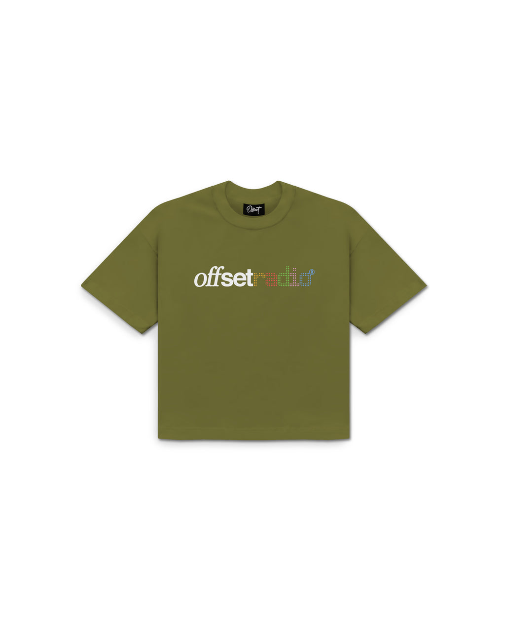 Digital Radio Cropped Tee (Green)