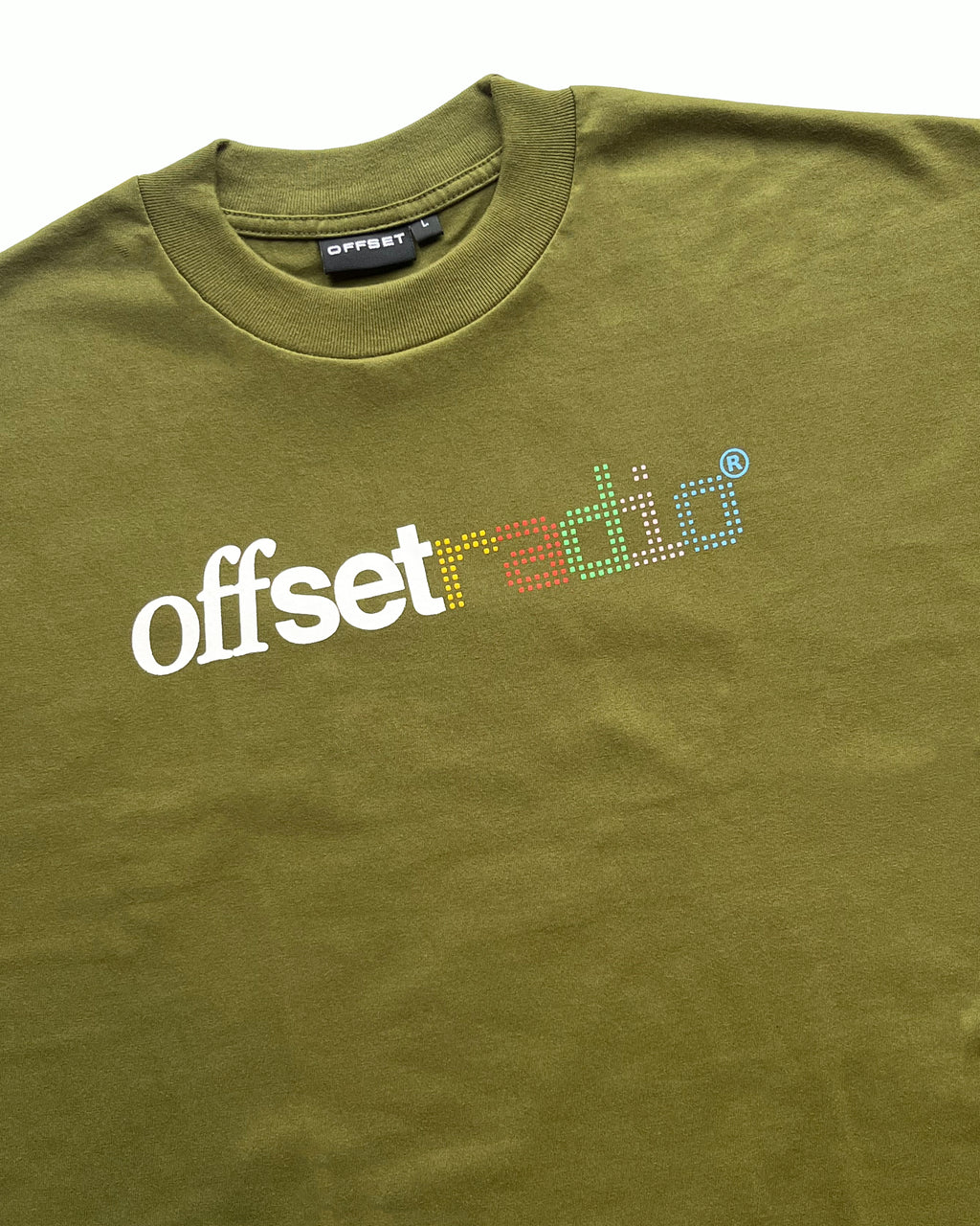 Digital Radio Cropped Tee (Green)