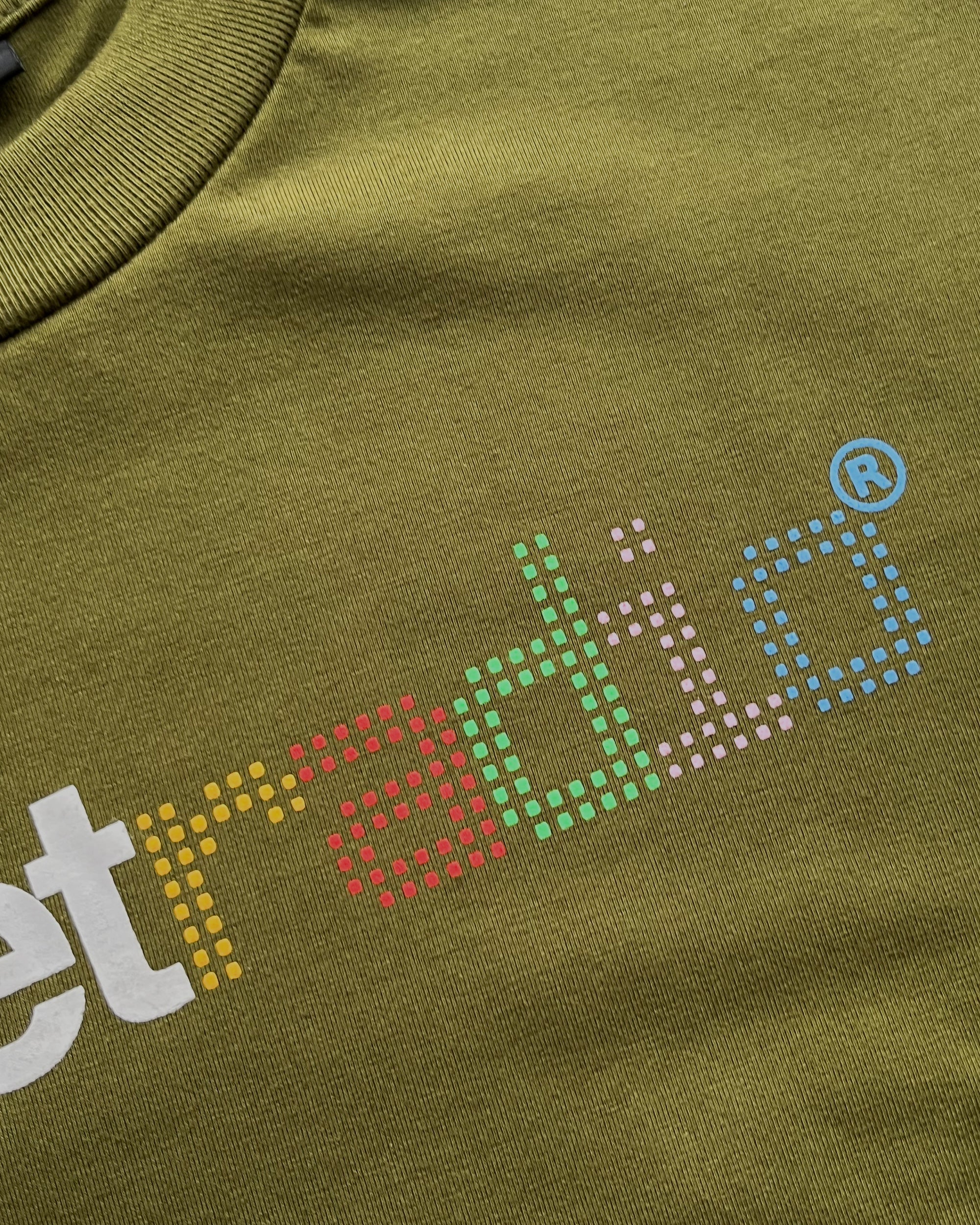 Digital Radio Cropped Tee (Green)