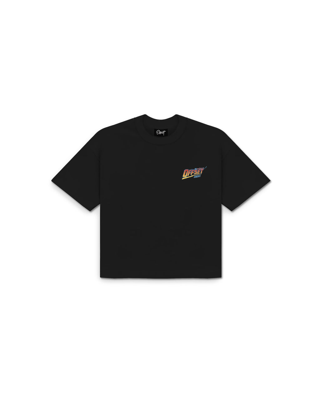 Radio Cropped Tee (Black)
