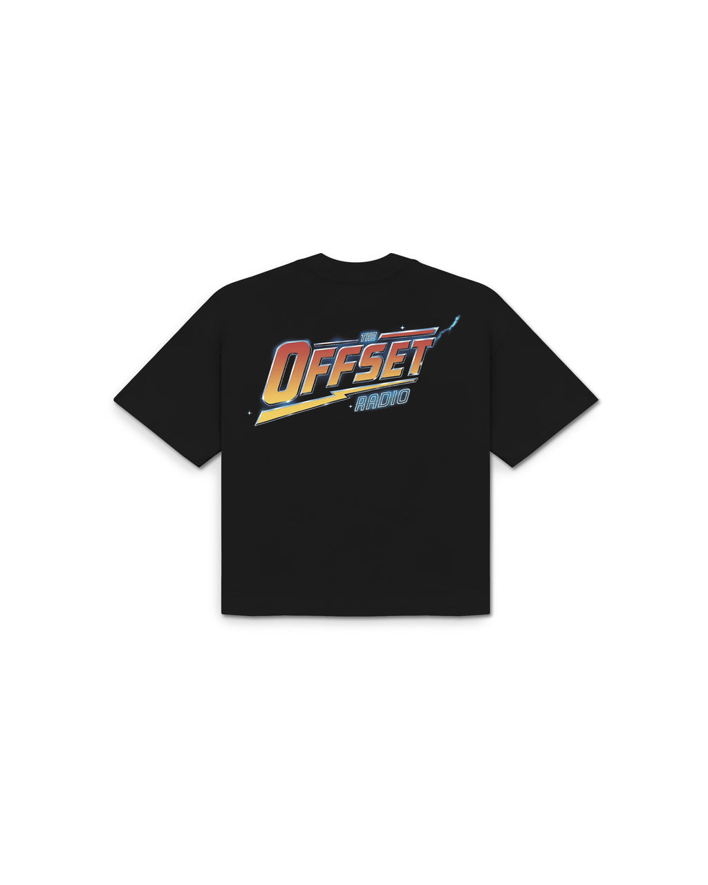 Radio Cropped Tee (Black)
