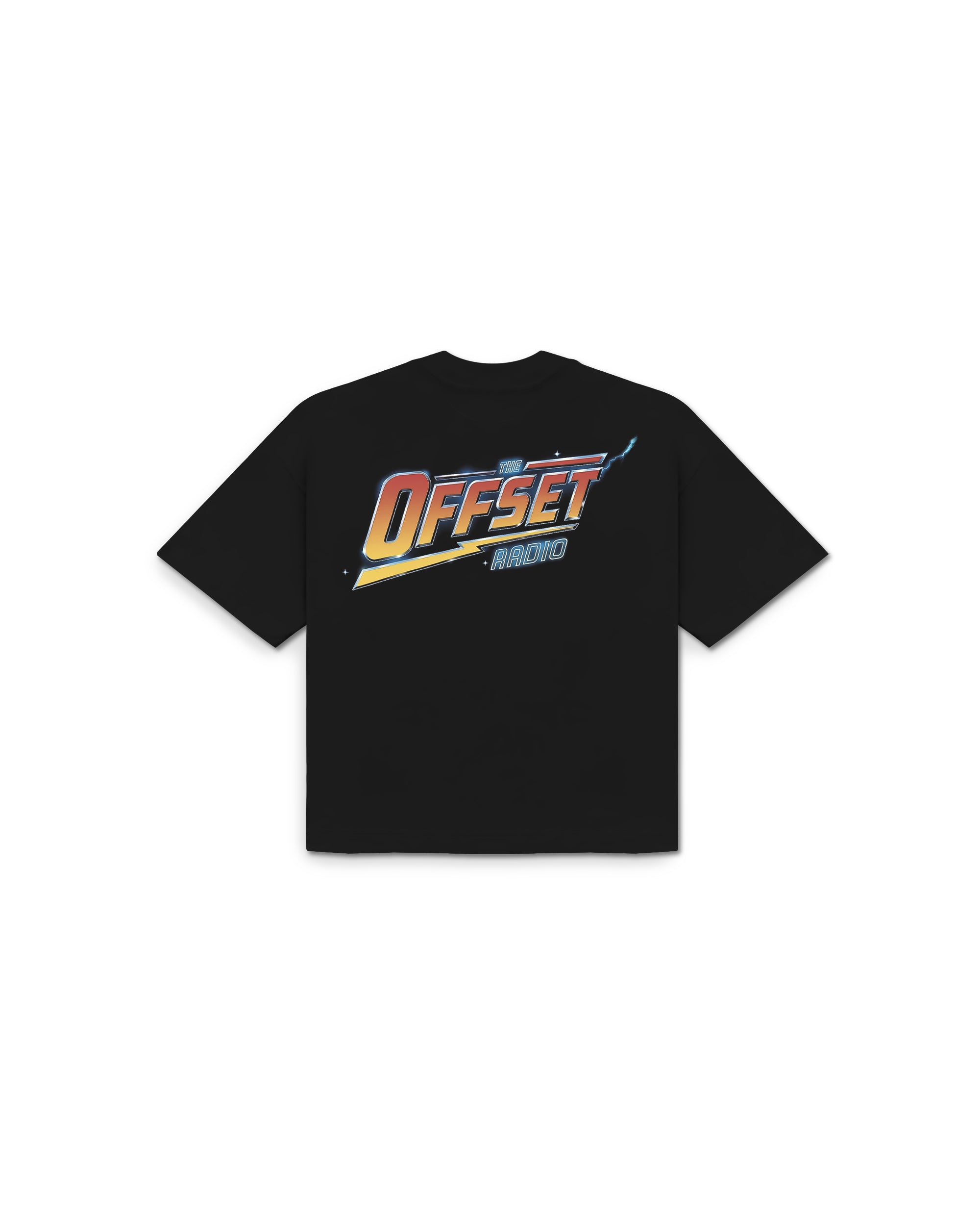 Radio Cropped Tee (Black)