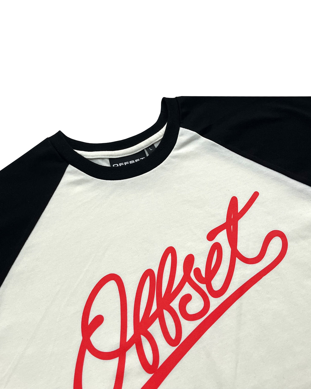 Script Raglan Baby Tee (Black)