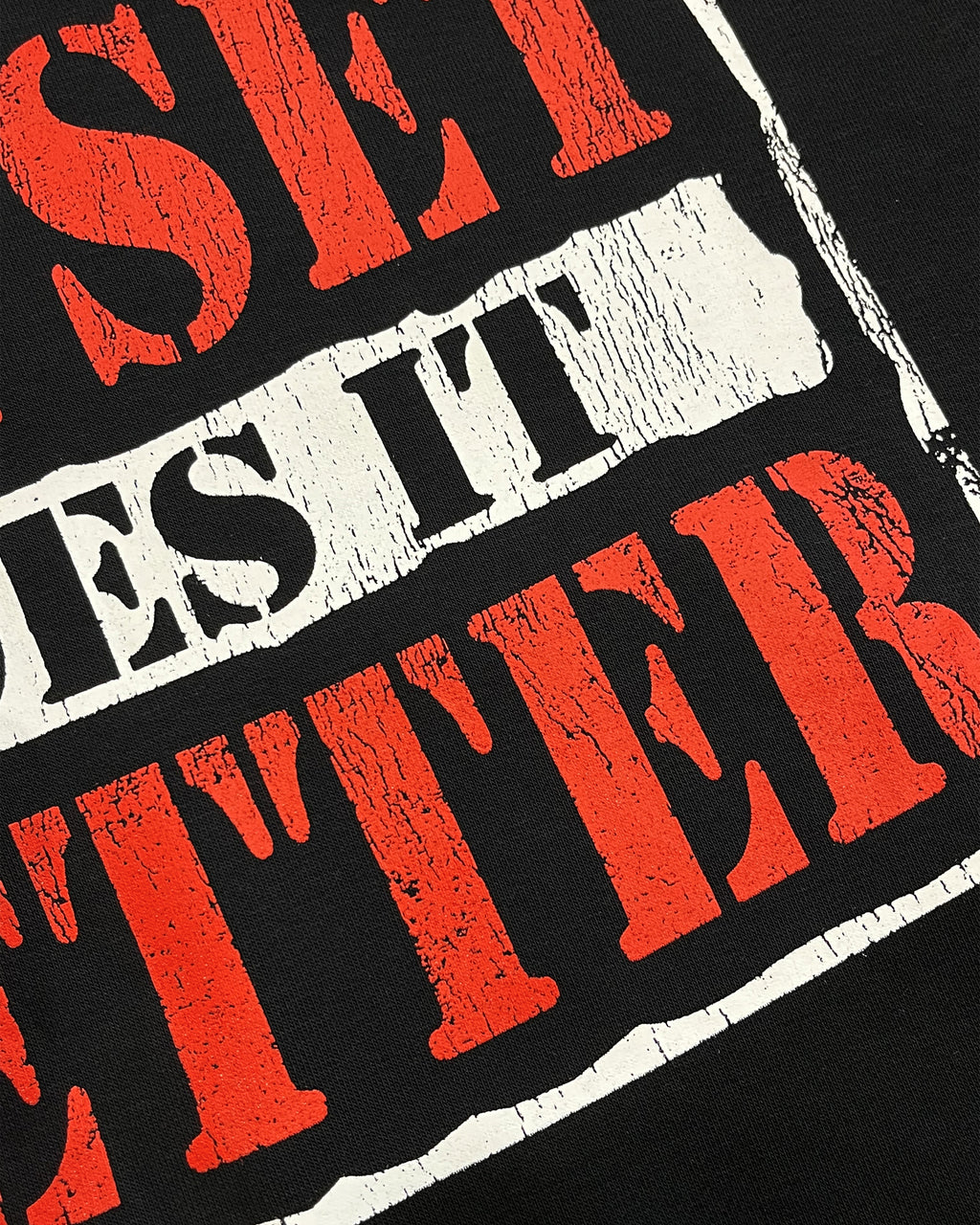 Raw Cropped Hoodie (Black)