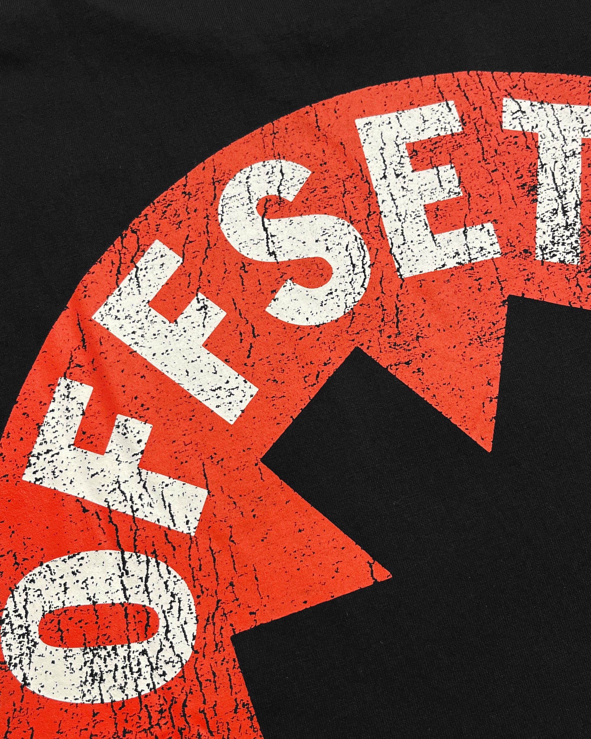 Red Hot Cropped Tee (Black)