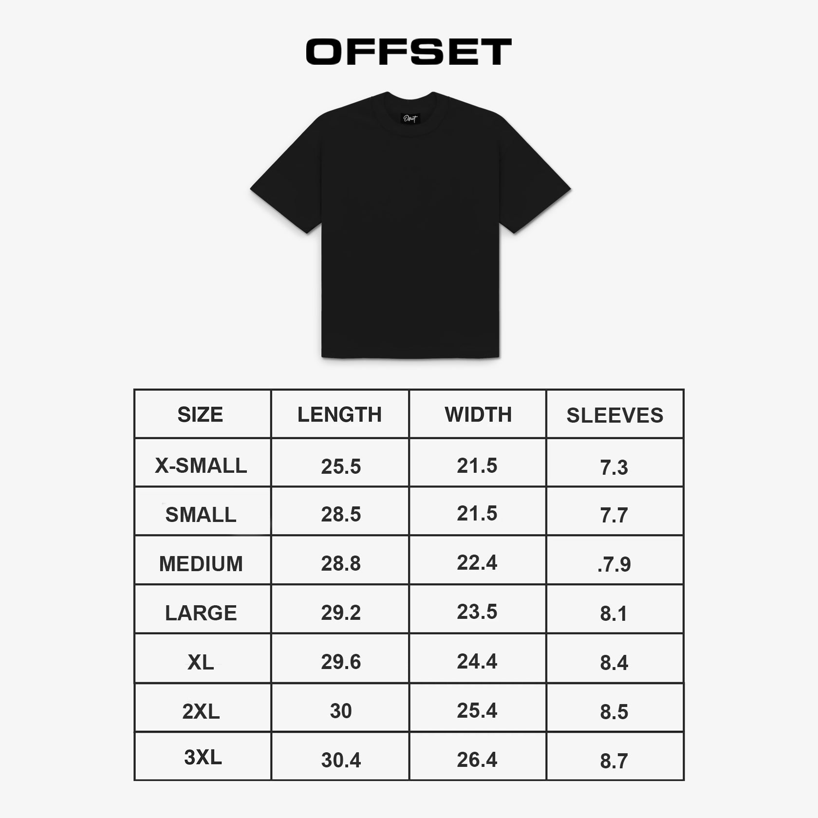 Crew Cropped Tee (Black)