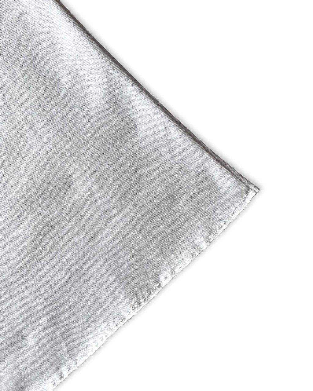 Relentless Raw Hem Cropped Tee (White)