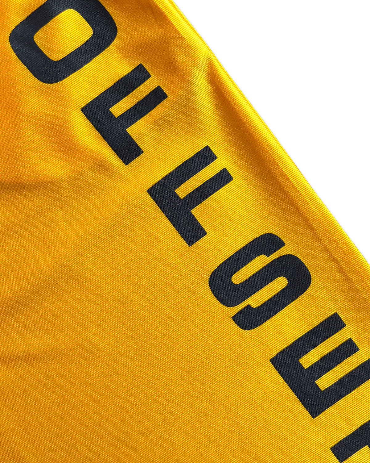 Retro Vertical Baggy Shorts (Yellow)