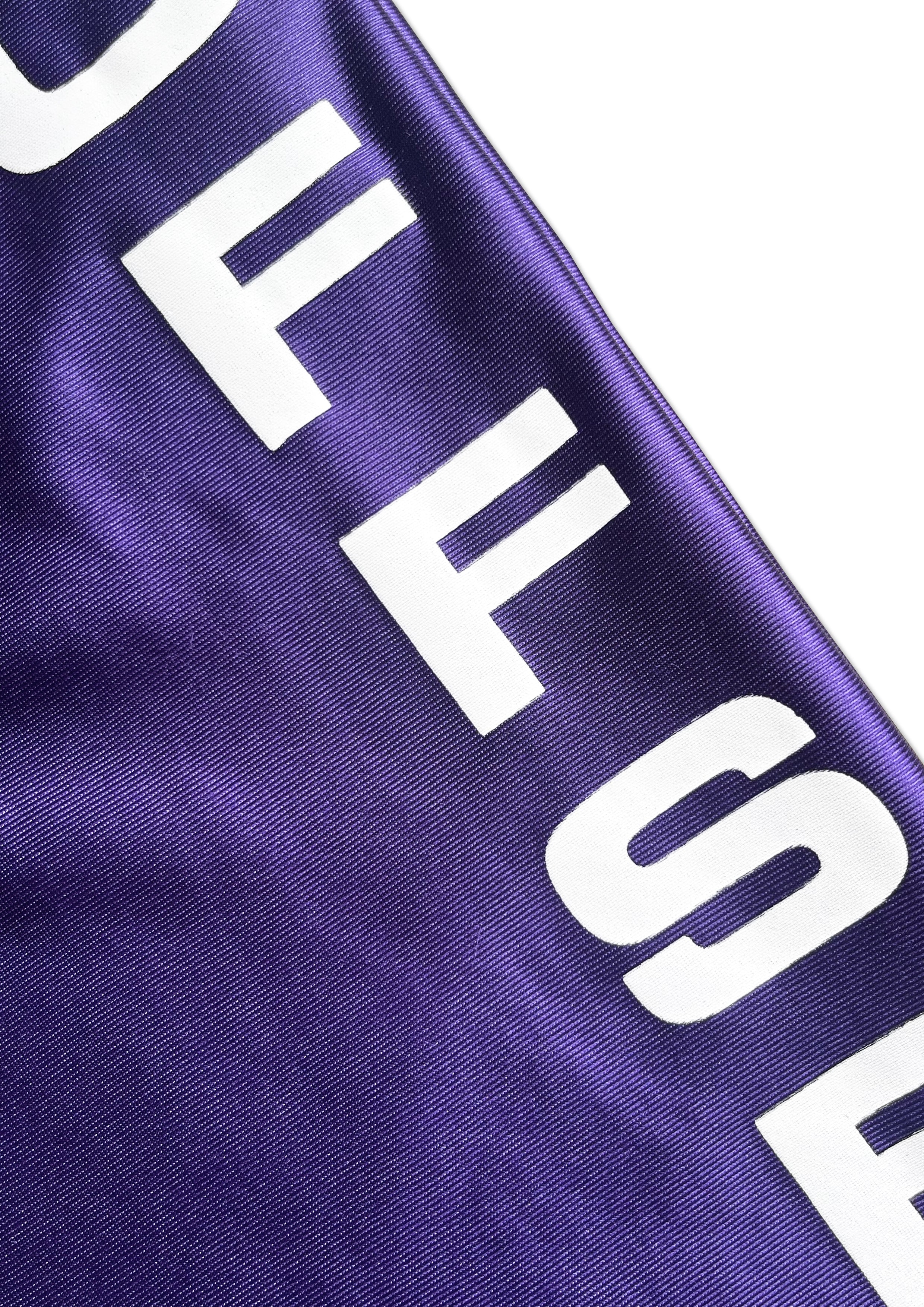 Retro Vertical Baggy Shorts (Violet)