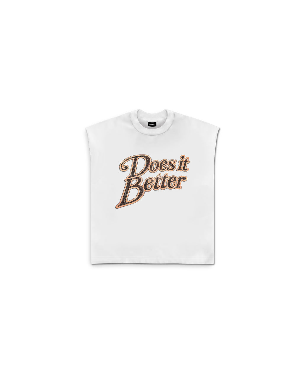 Retro Cut Sleeve Top (White)