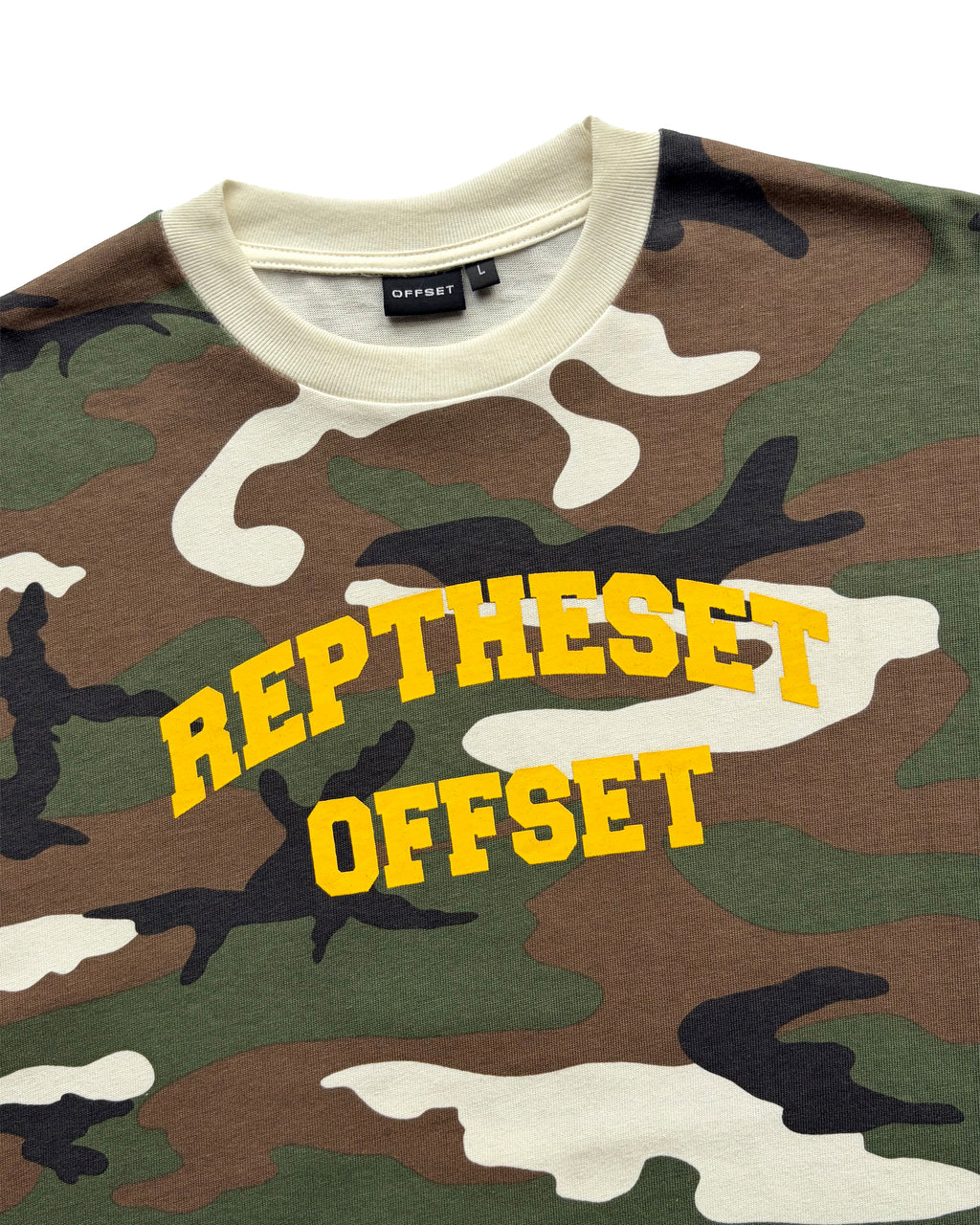 RTS Camo Cropped Tee (Woodland)