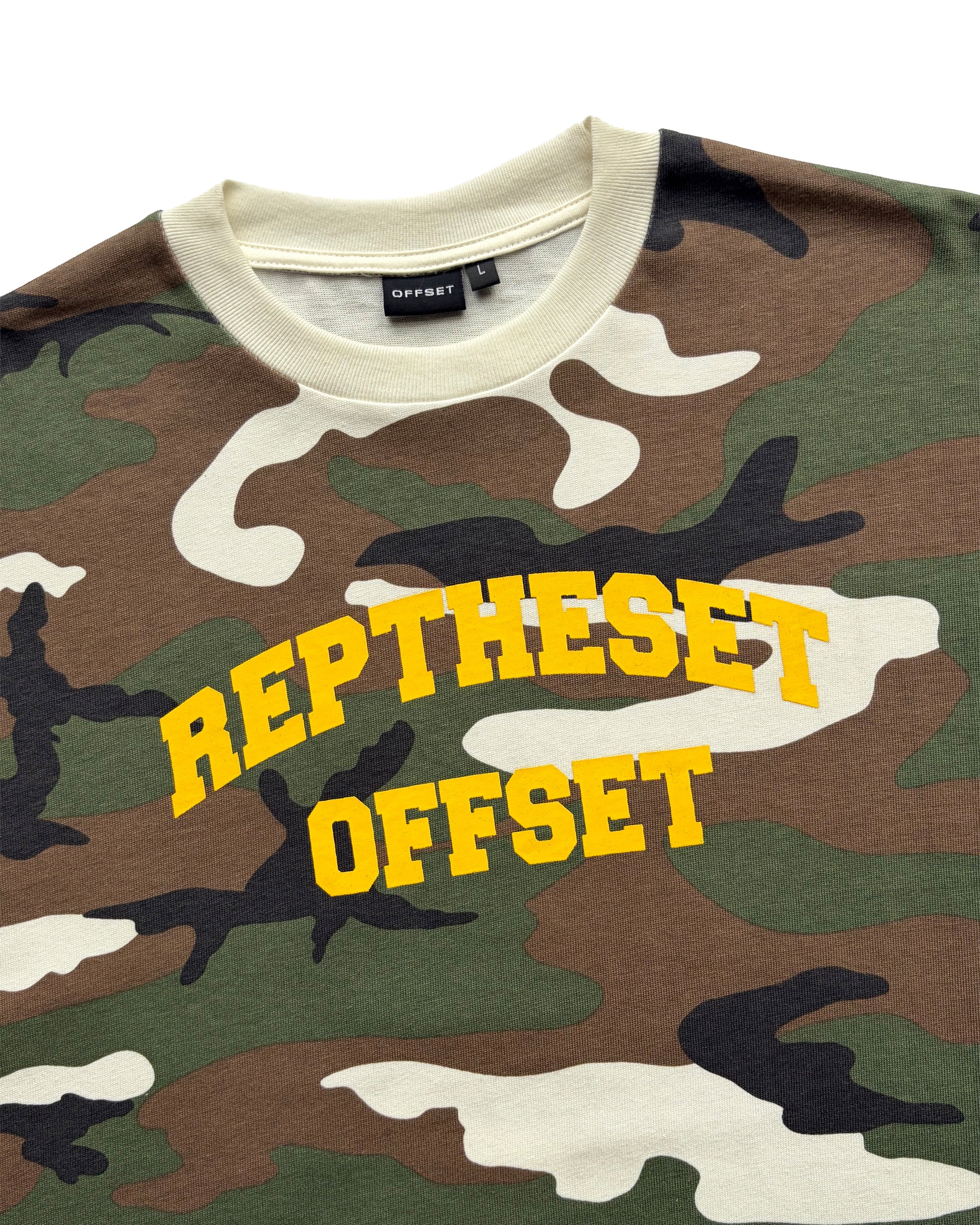 RTS Camo Cropped Tee (Woodland)